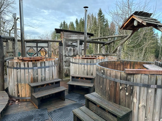 Badebottiche in den Badegärten Eibenstock