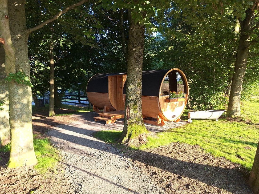 Saunafass LISA- die Fasssauna für die schönen Momente im Leben