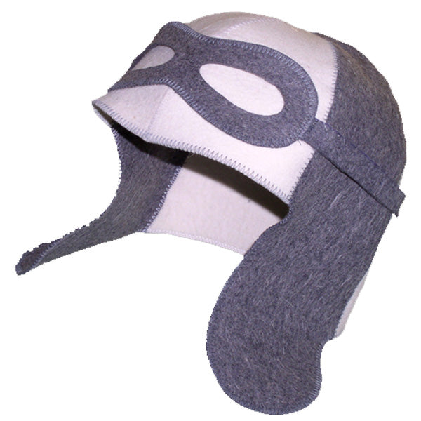 Saunahut aus Filz "Pilot"