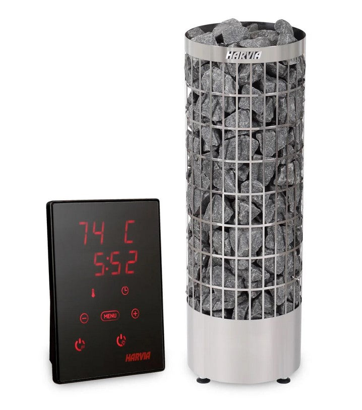 Harvia Cilindro PC90 XE inkl. Saunasteine