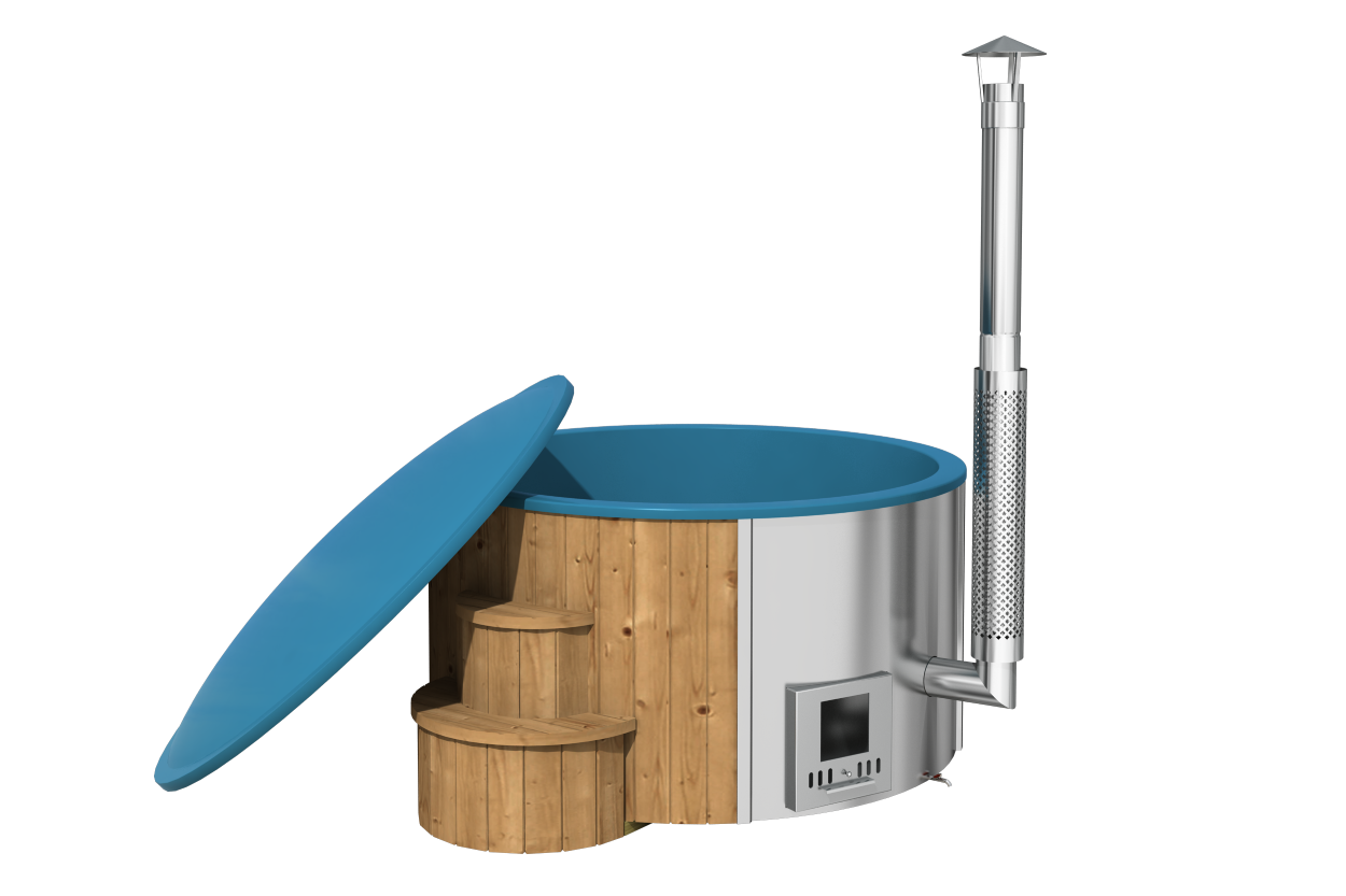 Badezuber DeLux 220 mit integriertem Ofen