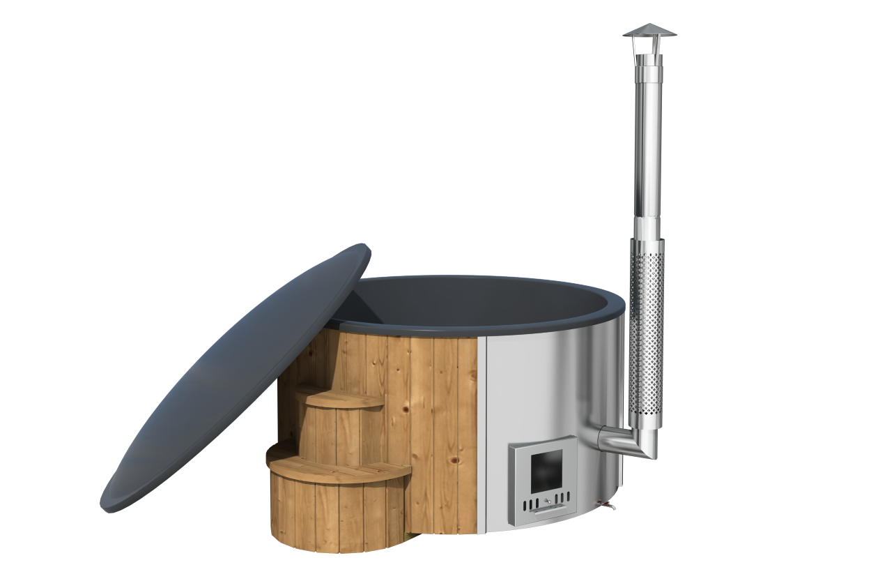 Badezuber DeLux 220 mit integriertem Ofen