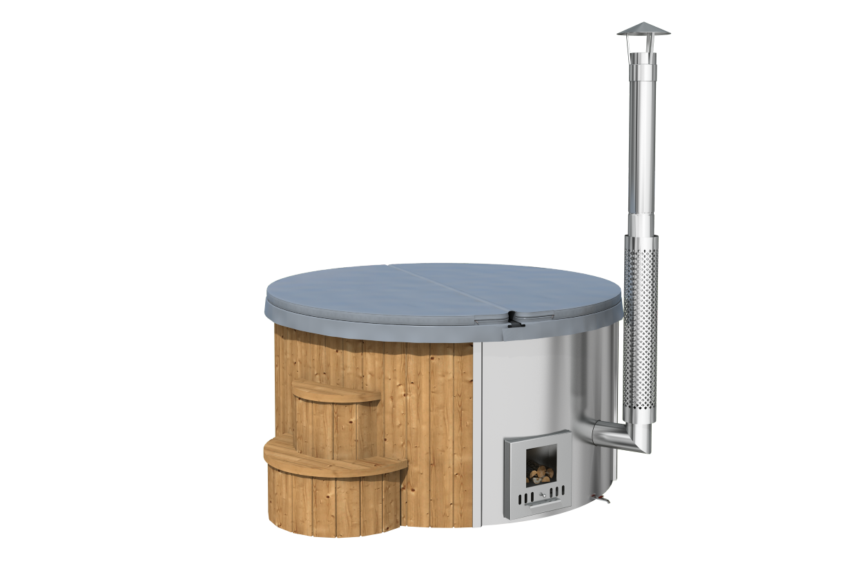 Badezuber DeLux 220 mit integriertem Ofen