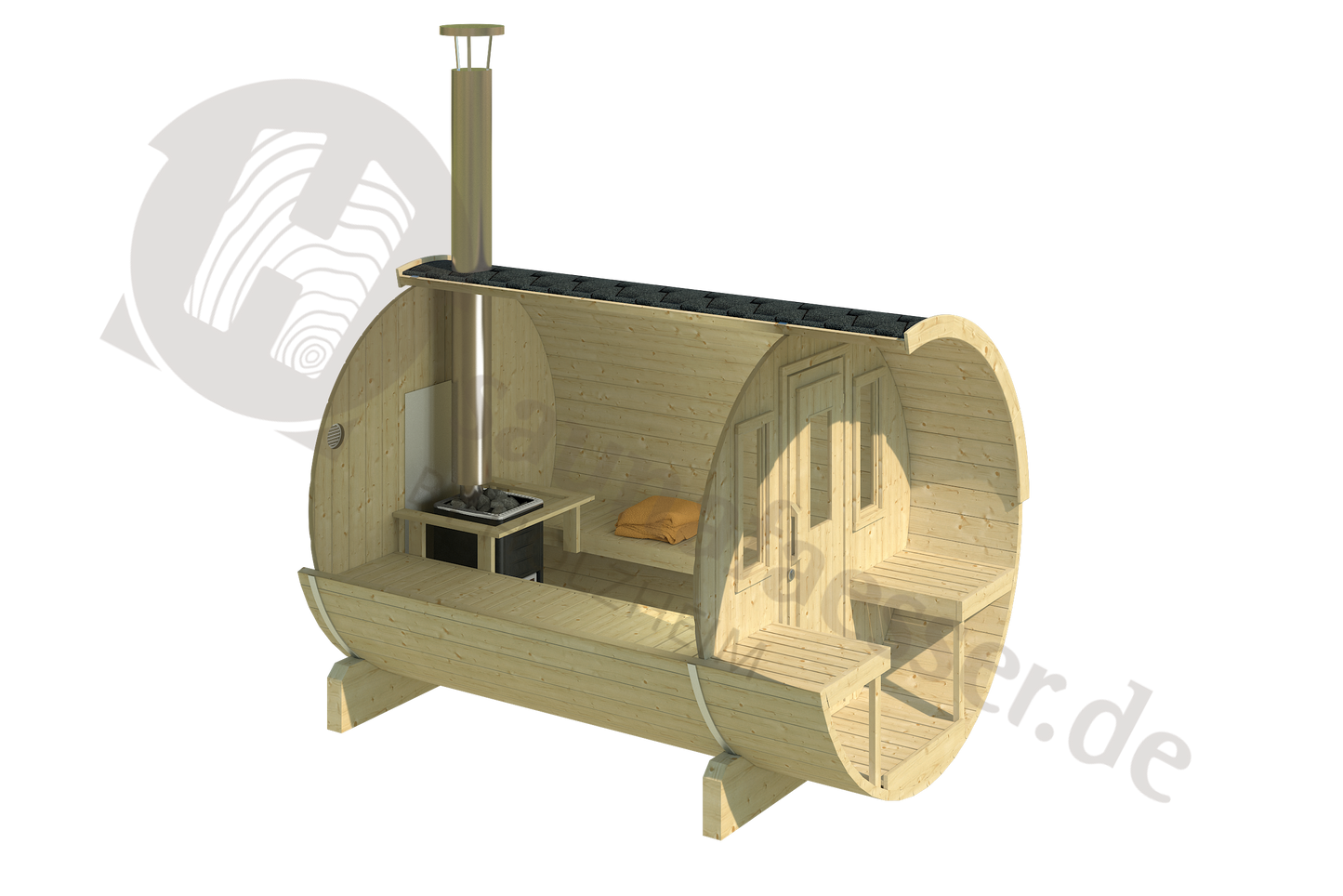Bausatz Fasssauna Klassik 250 - Saunen