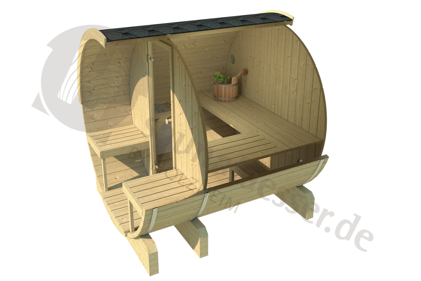 Bausatz Fasssauna Klassik Mini - Saunen