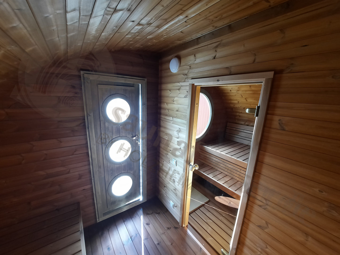 Bausatz Fasssauna Ovaali für holzbefeuerten Saunaofen - Saunen