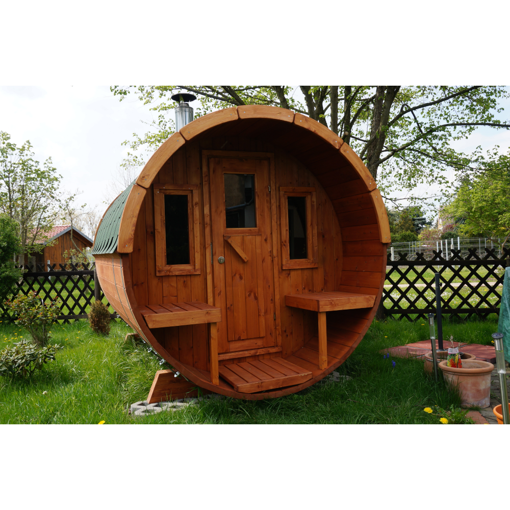 Fasssauna Klassik 250 - Saunen