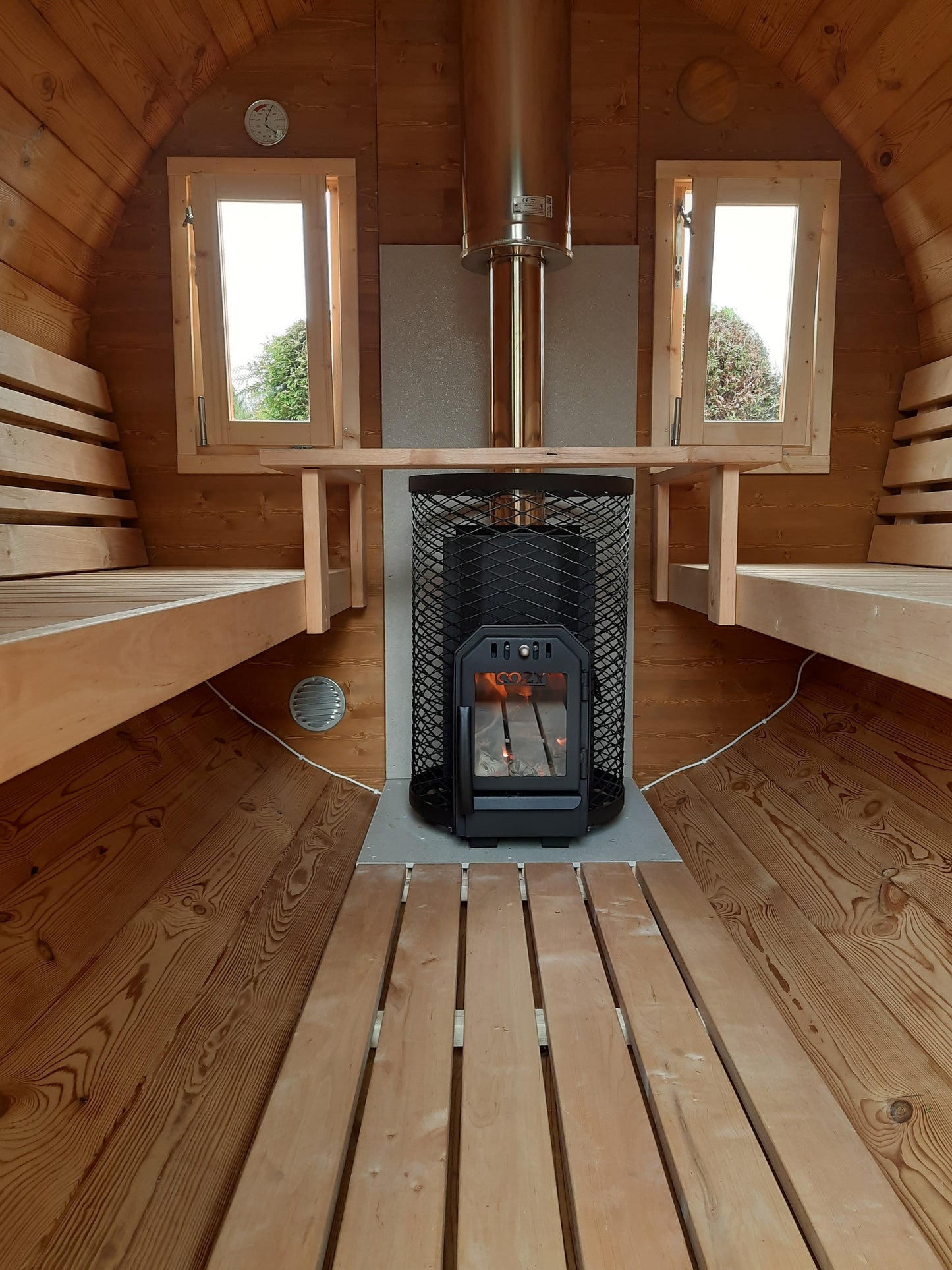 Fasssauna Klassik 250 Thermoholz - Saunen