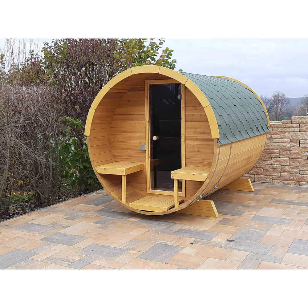 Fasssauna Klassik 280 Thermoholz - Saunen