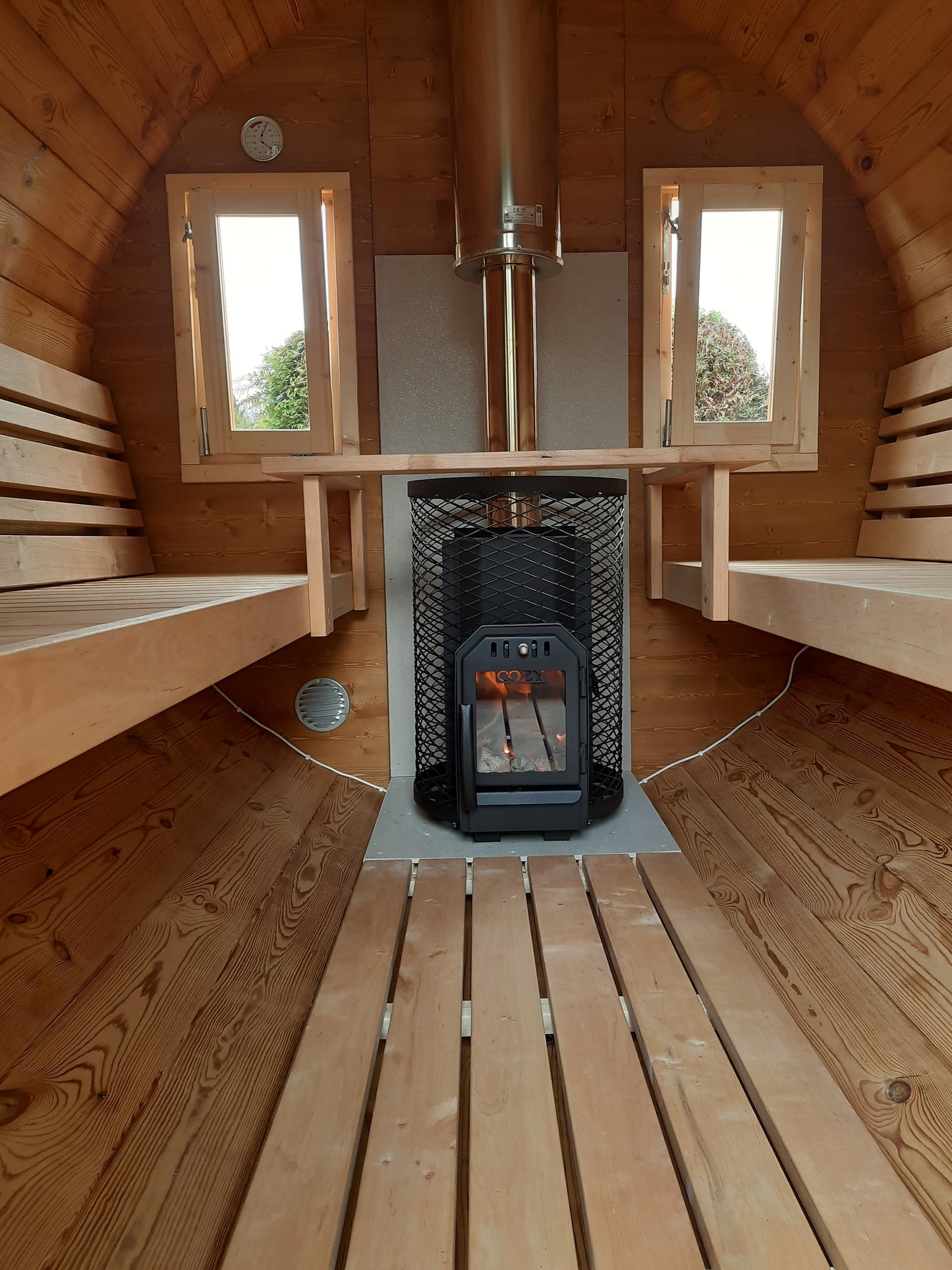 Fasssauna Klassik 330 Thermoholz - Saunen