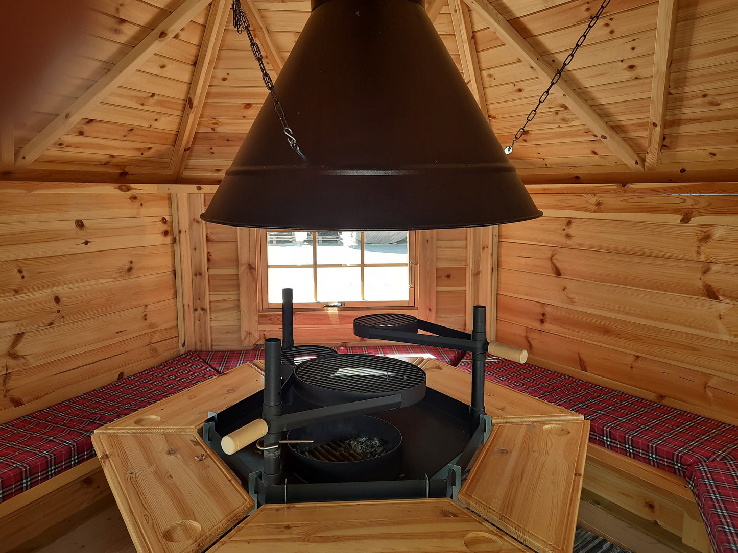 Grillkota 6,5m² 6-eckig