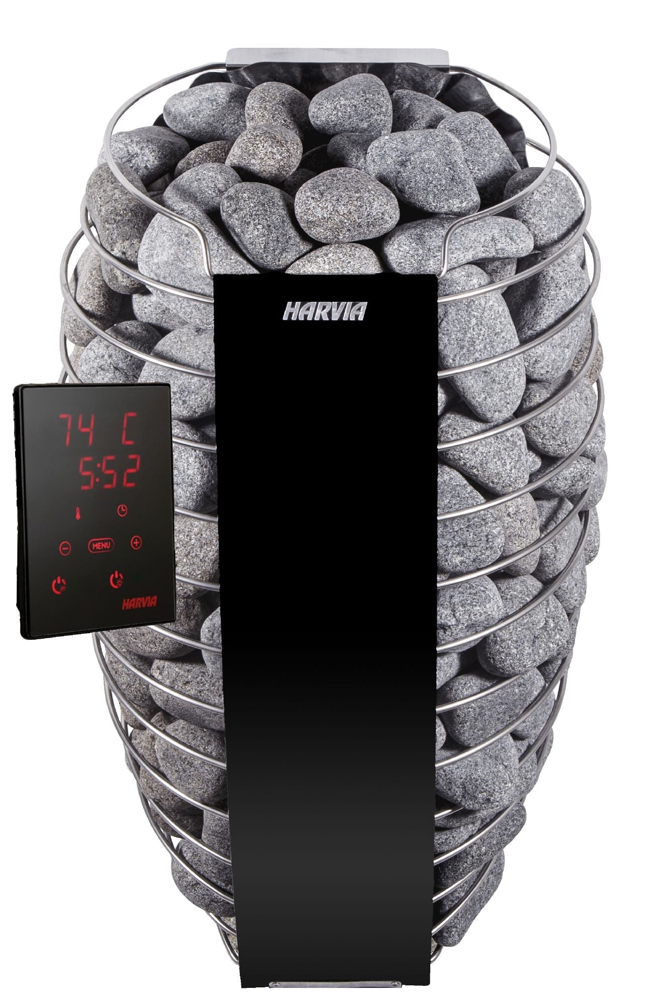 Harvia Saunaofen Spirit black HSP904MXW 9kW inkl. Xenio Wifi-Bedienteil inkl. Türsensor