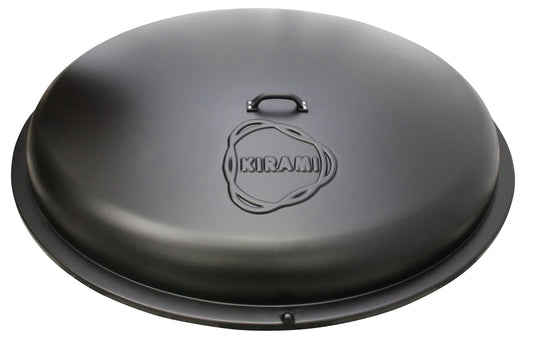 Kirami ABS-Kunstoffdeckel für Badefass (170 cm) mit Außenofen
