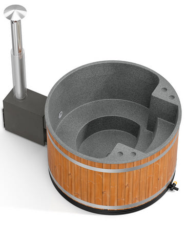 Kirami Comfort Family Medium - Grey / Thermowood / Cult-si 22kW
