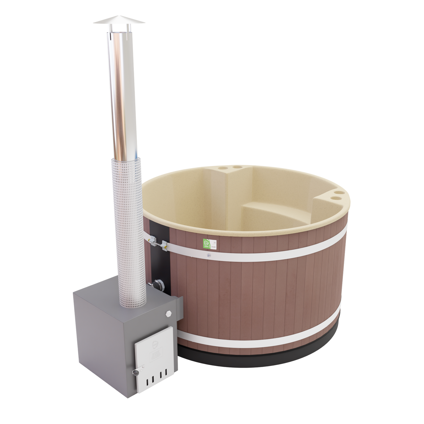 Kirami Comfort Family Medium - Softbeige / EP - mocca / Macu 29kW