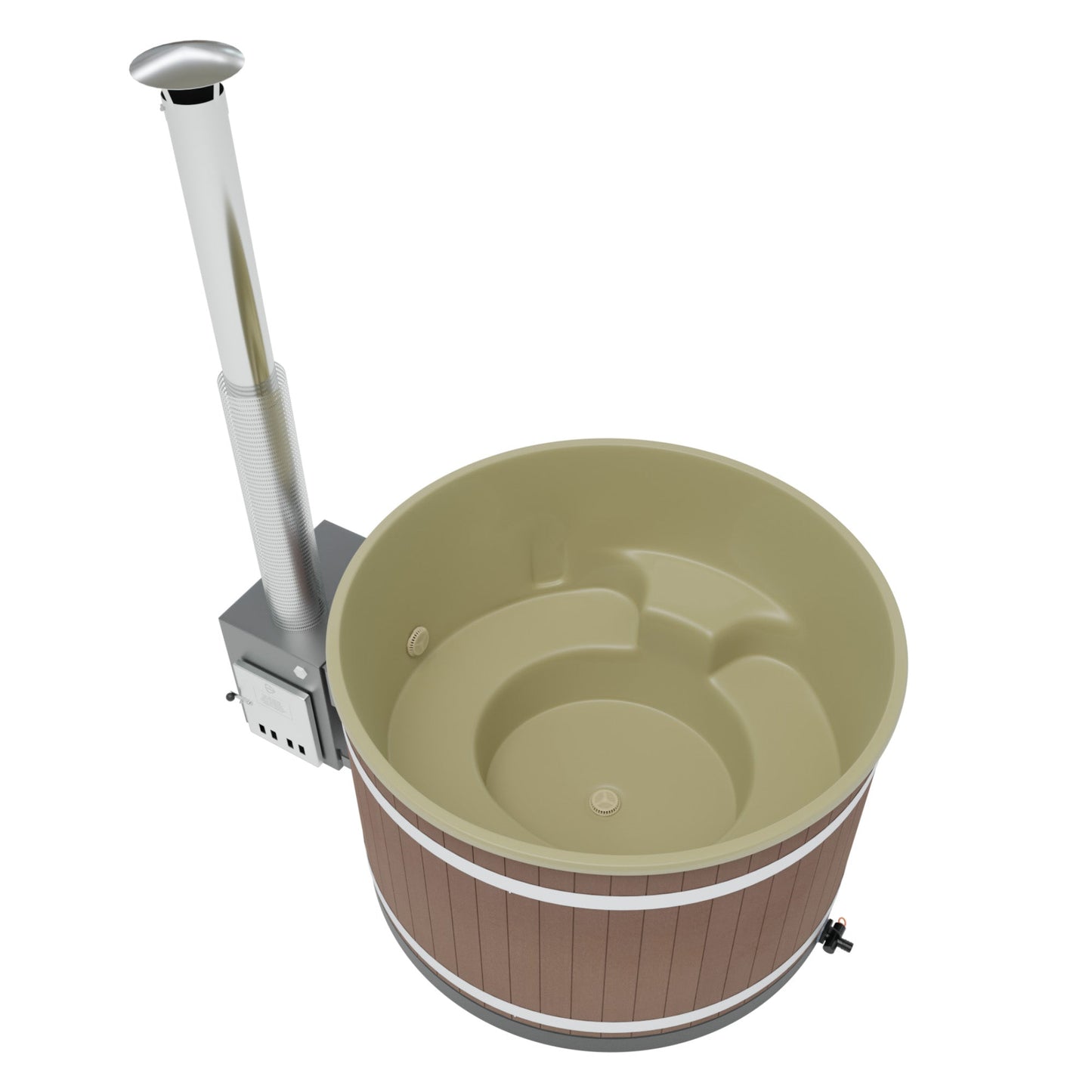 Kirami Comfort Steady Medium (4-6 Personen) - Farbe - Caramel Beige / EP - Mocca / MACU 40 kW