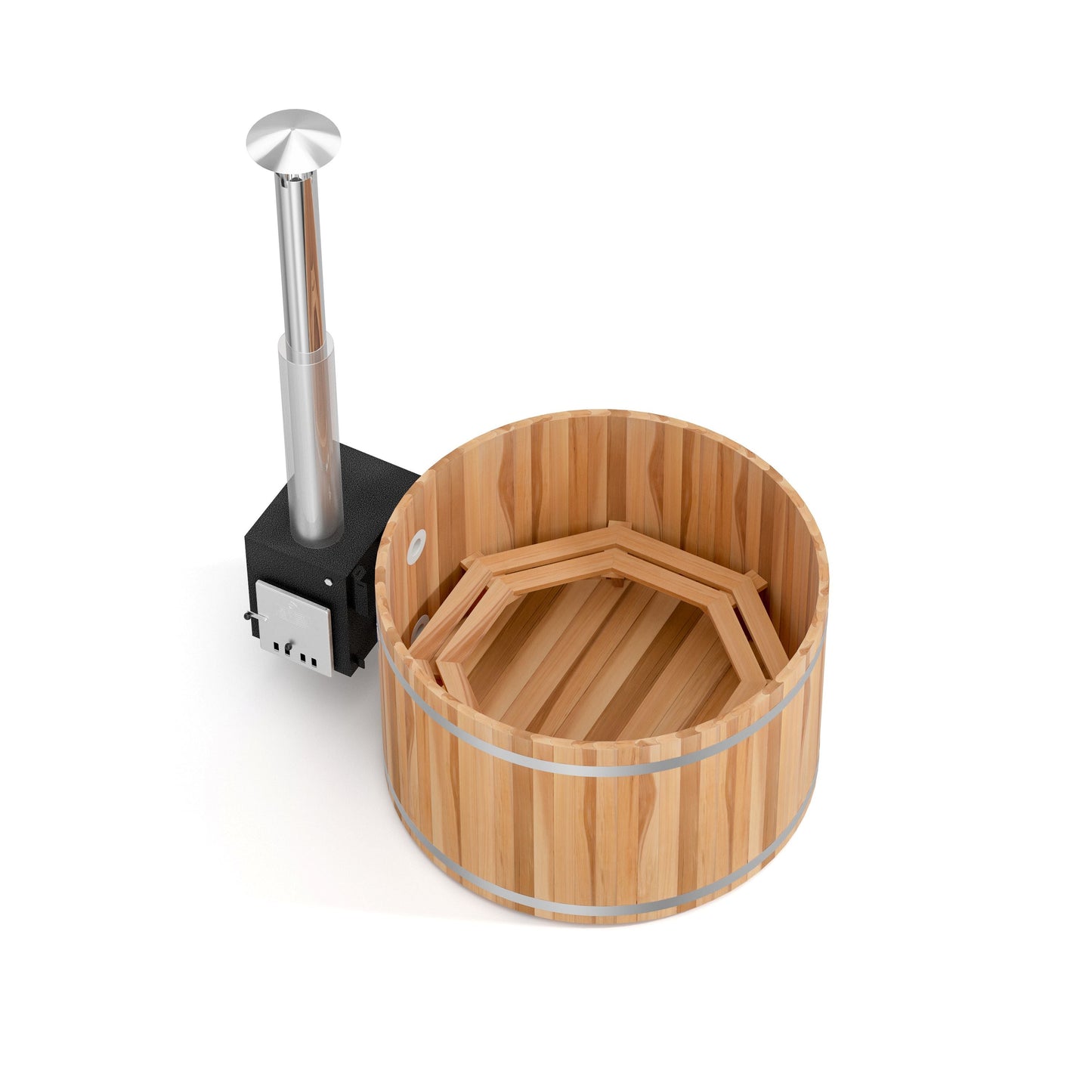 Kirami Premium Woody Medium (4 - 6 Personen) - Außenofen Cube