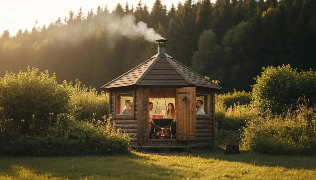 Grillhütte im Finnland-Stil: Ihr Rückzugsort für 365 Tage Grillvergnügen