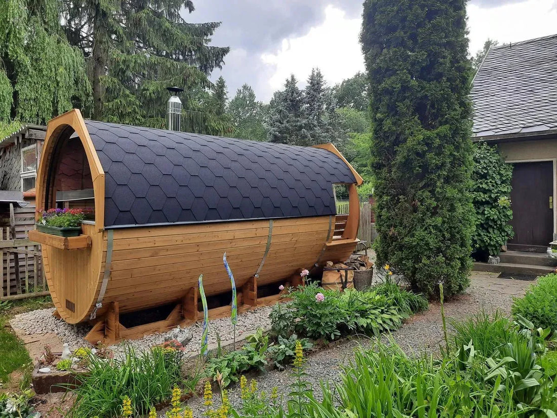 Virtuelles Sauna-Erlebnis im Saunafass Valter