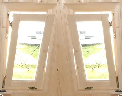 zwei Einzelfenster zu öffnen für Ø 200 und Ø 230