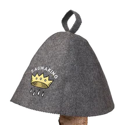 Saunahut aus Filz "Saunaking"