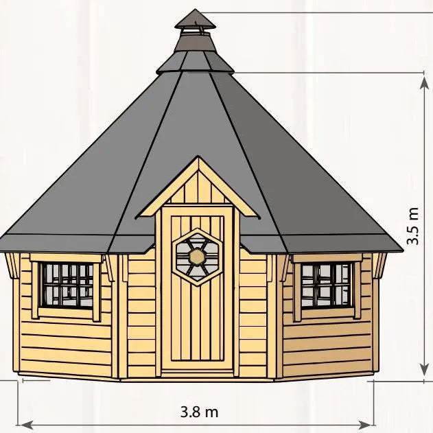 Arctic Grillkota 12 m²