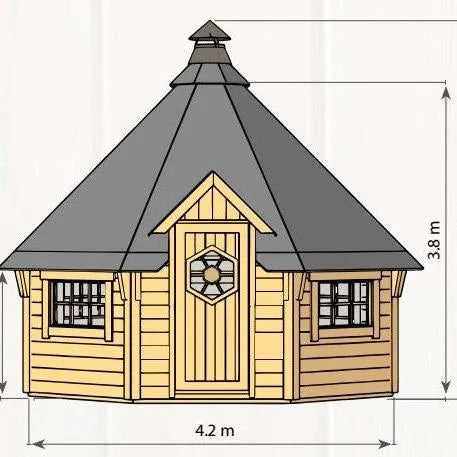 Arctic Grillkota 14,9 m²