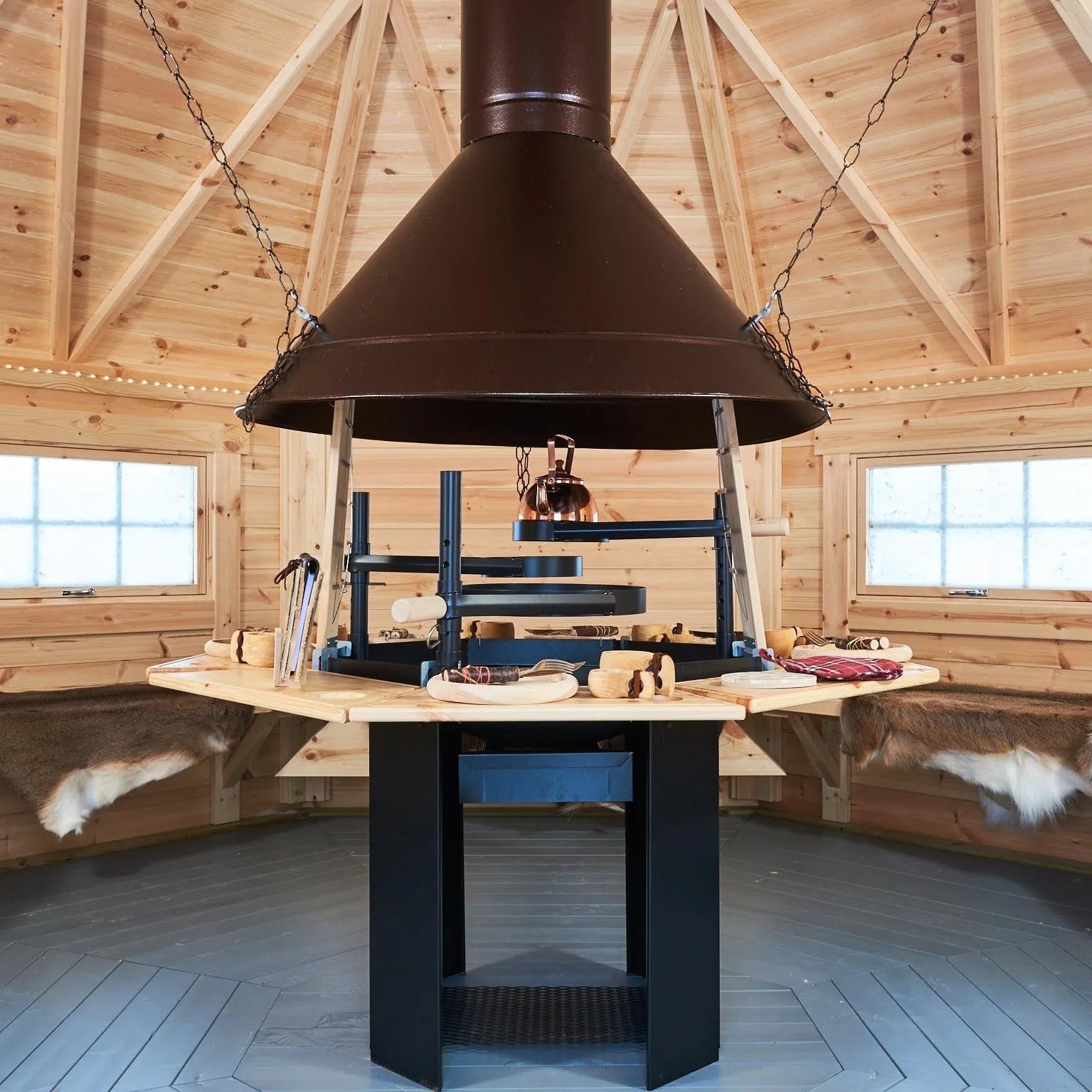 Arctic Grillkota 17 m²; 8-eckig