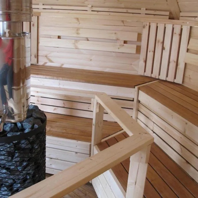 Arctic Sauna-Kota 9 m²; 6-eckig