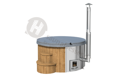 Badezuber DeLUX 200 mit integrierten Ofen