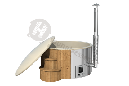 Badezuber DeLUX 200 mit integrierten Ofen