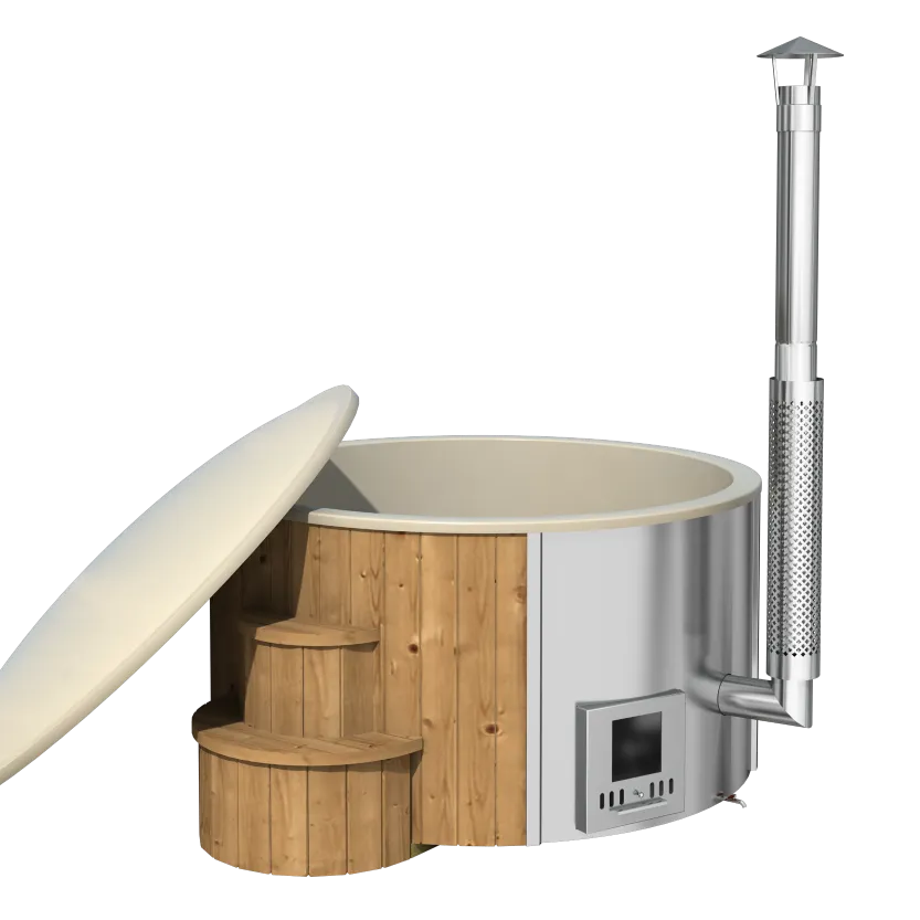 Badezuber DeLux 220 mit integriertem Ofen
