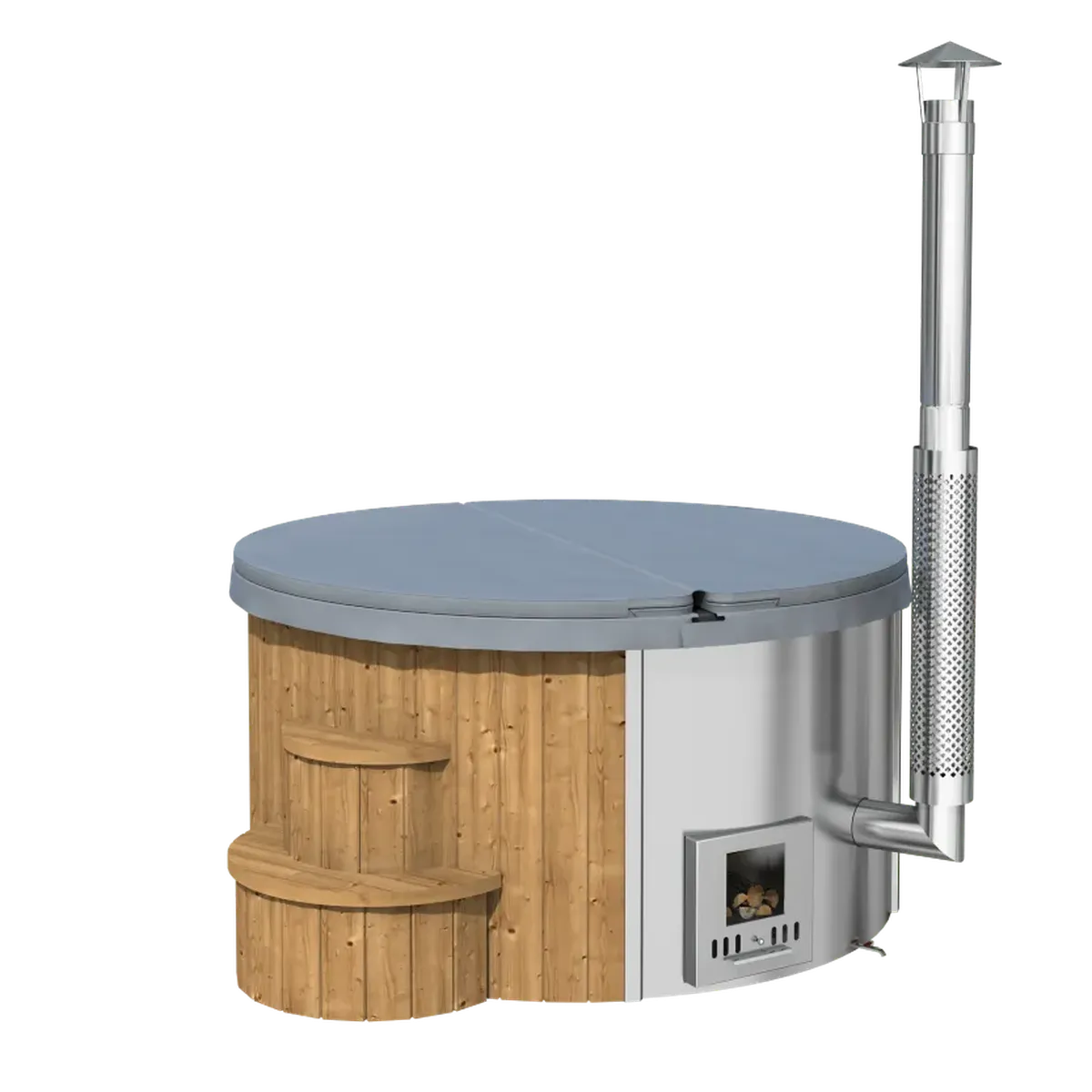 Badezuber DeLux 220 mit integriertem Ofen