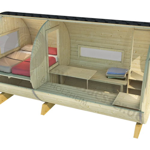 Bausatz Campingfass Minihotel XXL