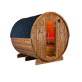 Bausatz Fasssauna KASKI 220 Halbglas-Panorama