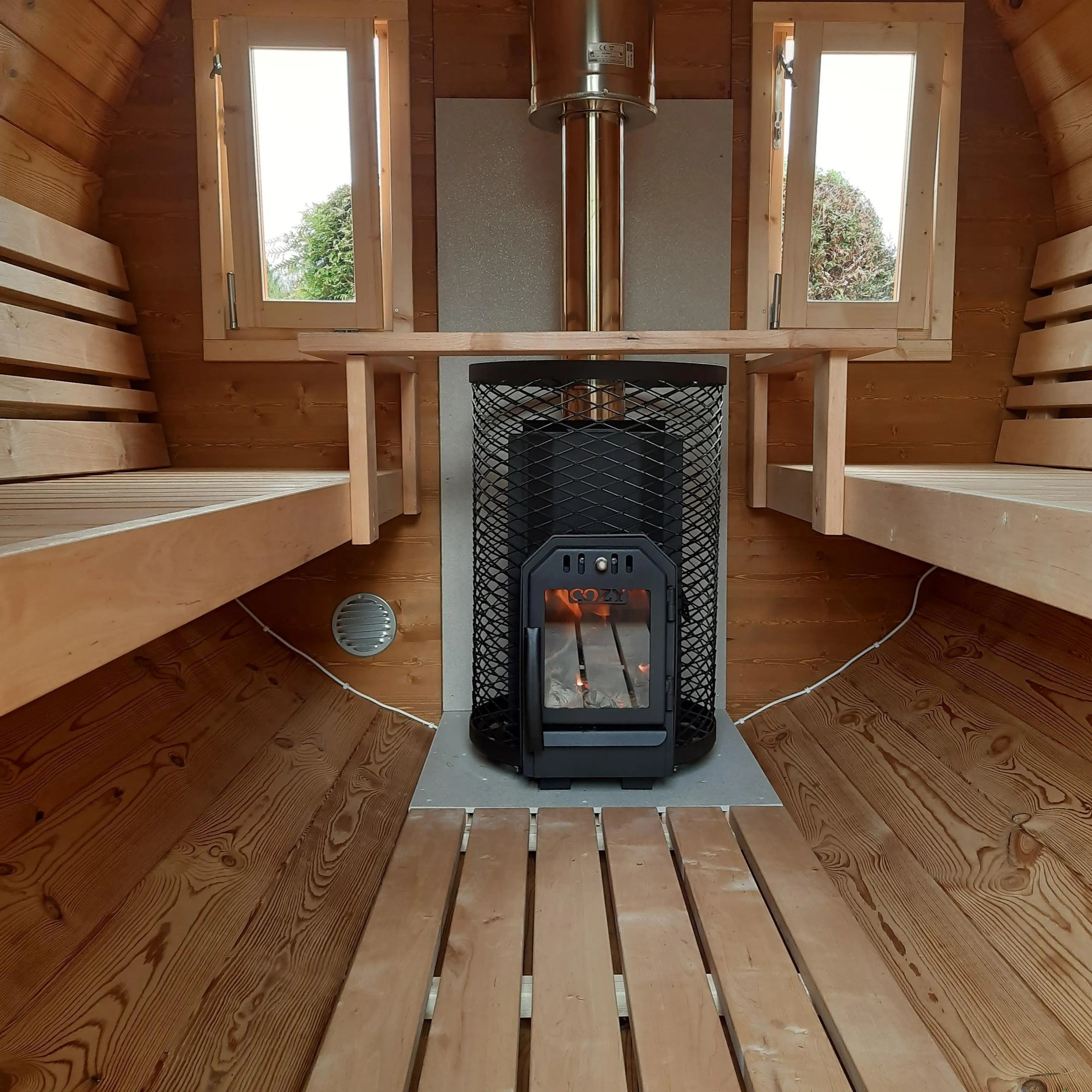 Bausatz Fasssauna Klassik 250 Thermoholz