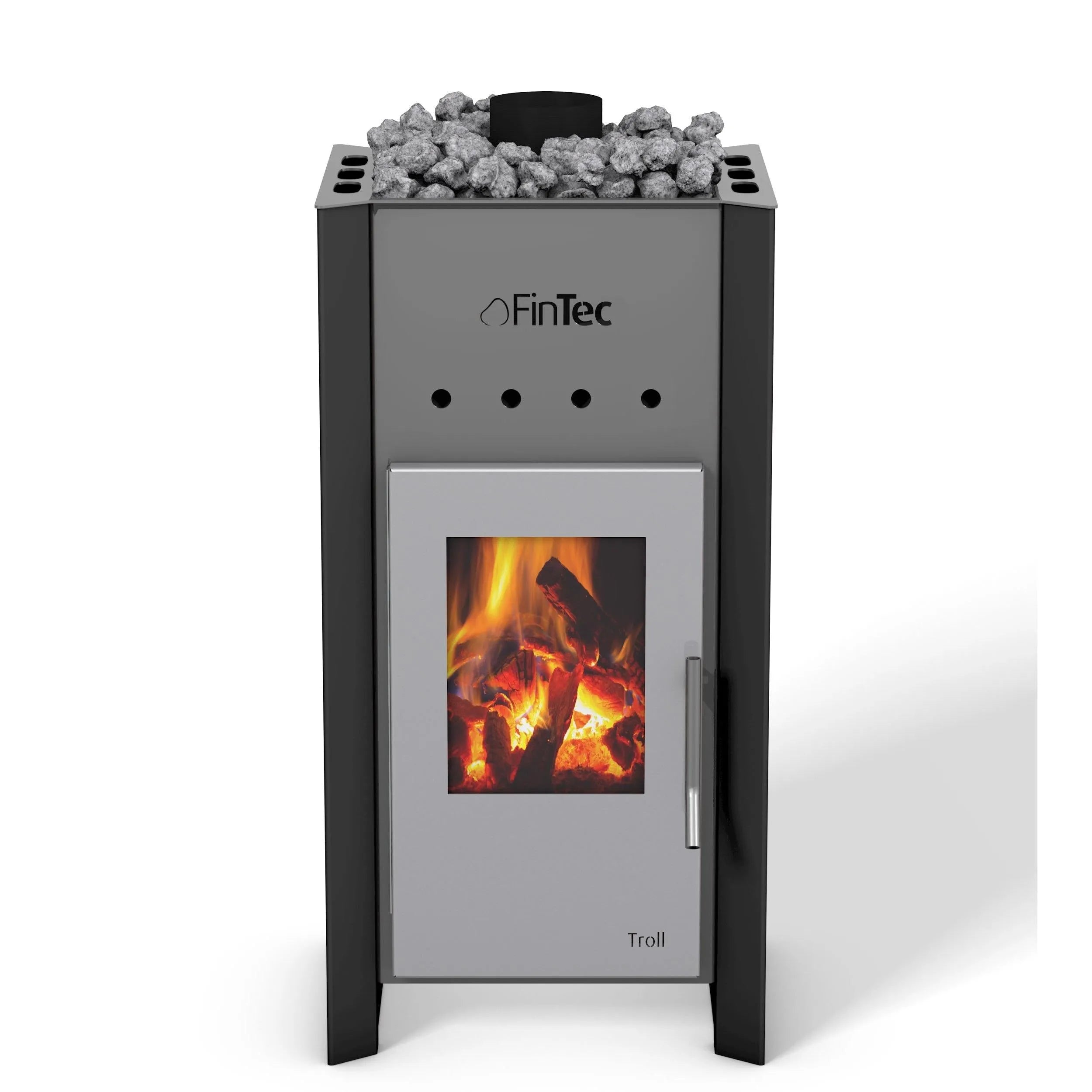 FinTec Troll holzbefeuerter Saunaofen