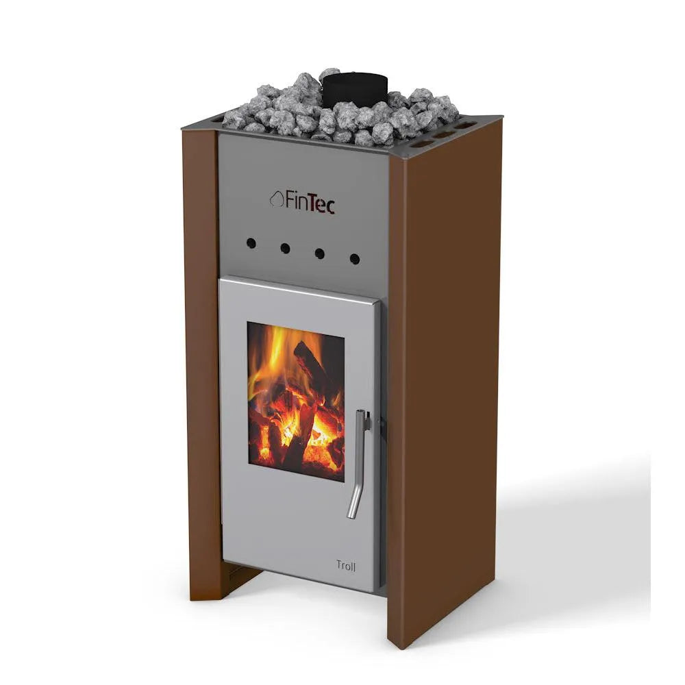 FinTec Troll holzbefeuerter Saunaofen