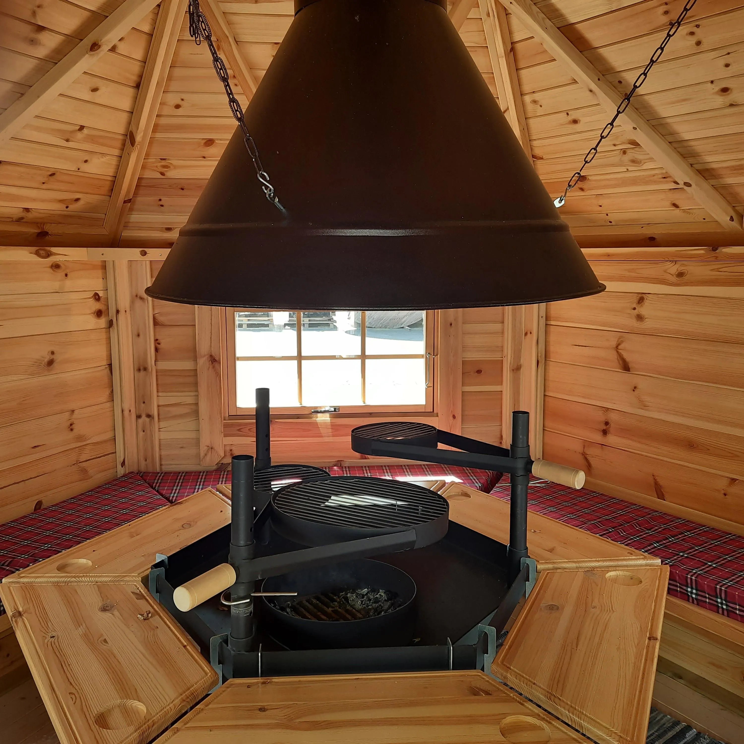 Grillkota 6,5m² 6-eckig