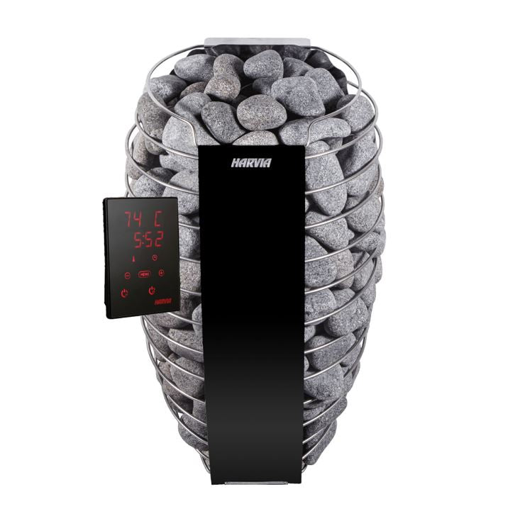 Harvia Saunaofen Spirit black HSP904MXW 9kW mit Wifi und Sensor