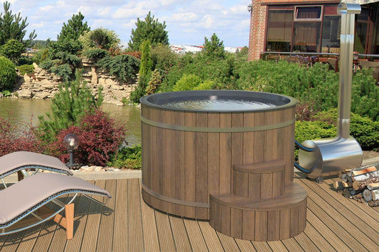 Badezuber Eco 160 mit Außenofen