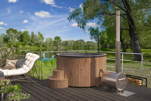 Badezuber Eco 200 mit Außenofen