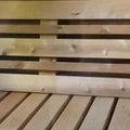Rückenlehne für Fasssauna