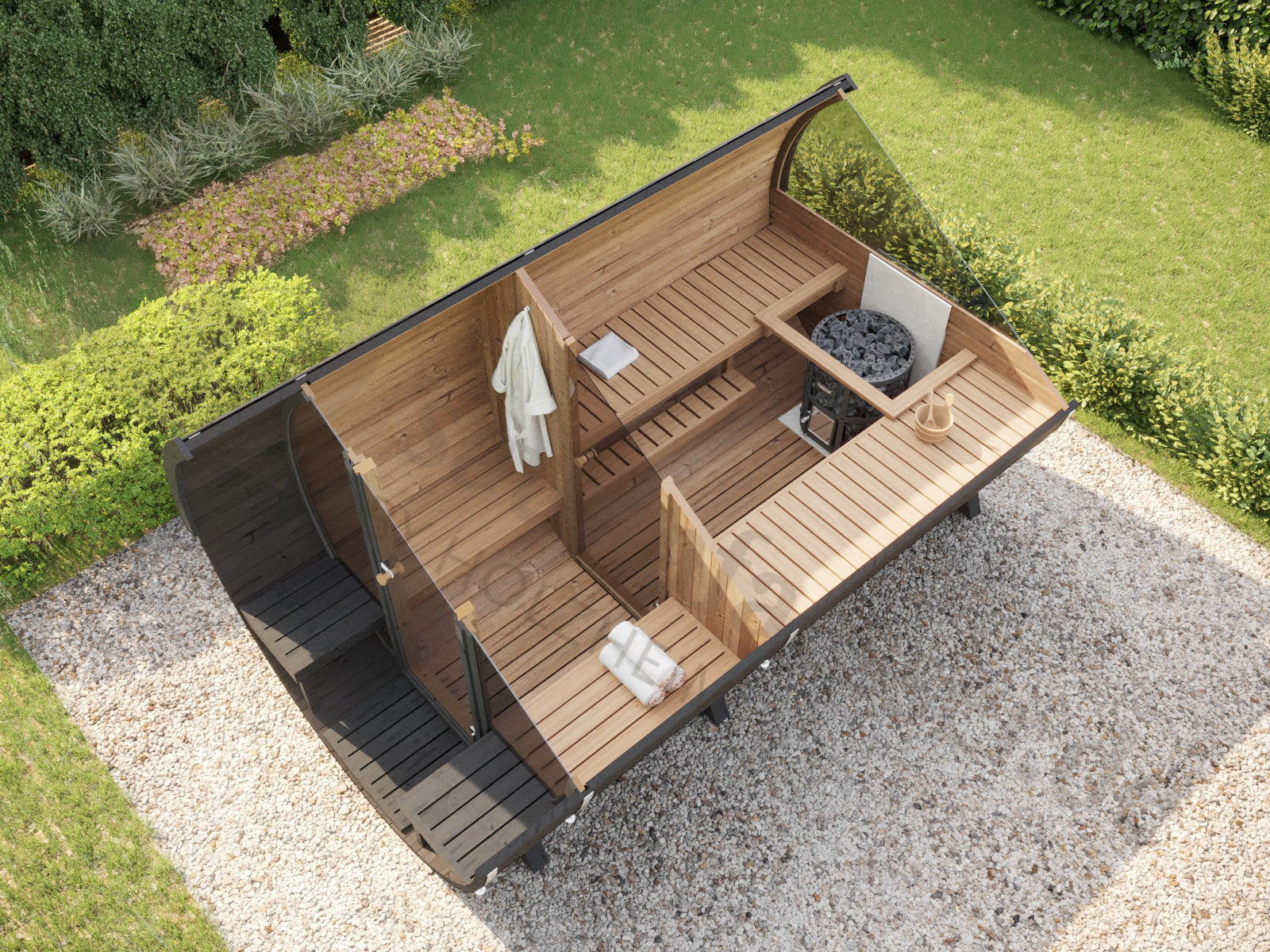 Bausatz Fasssauna 400 Premium - Saunen