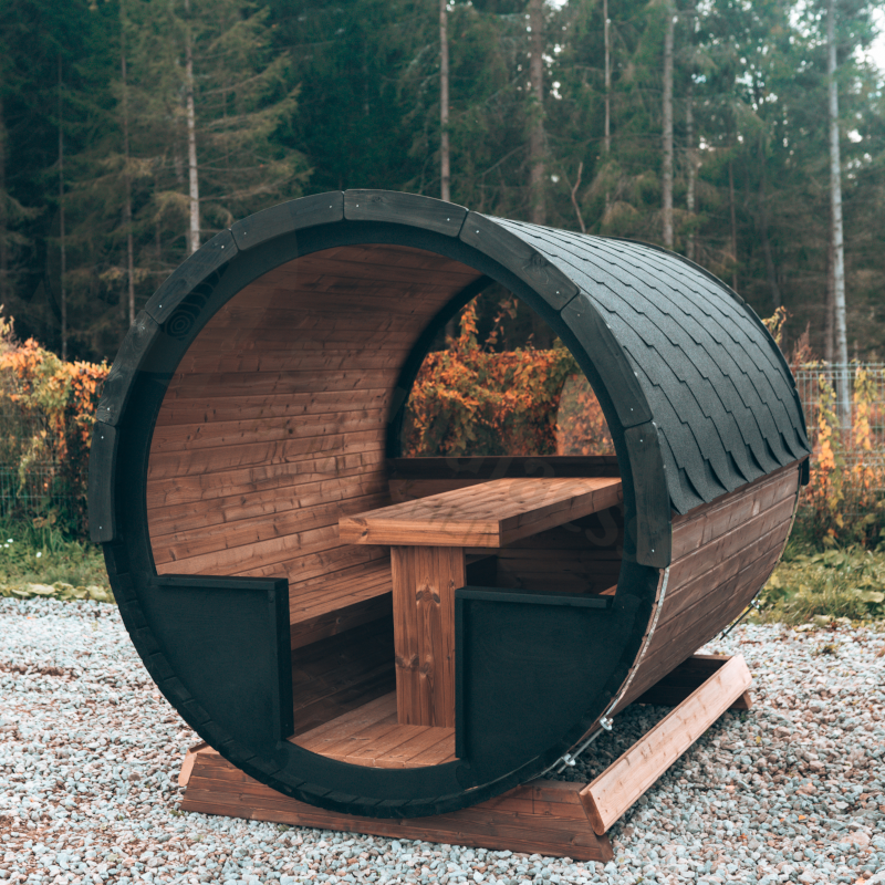 Camping Partyfass Thermoholz