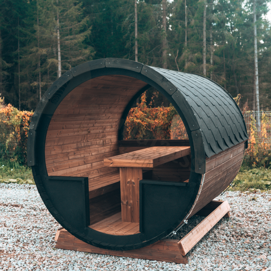 Camping Partyfass Thermoholz