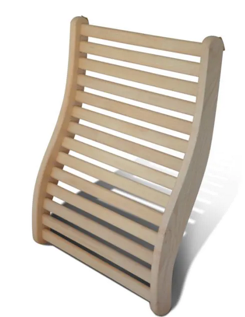 Ergonomische Rückenstütze - Erle - Saunazubehör