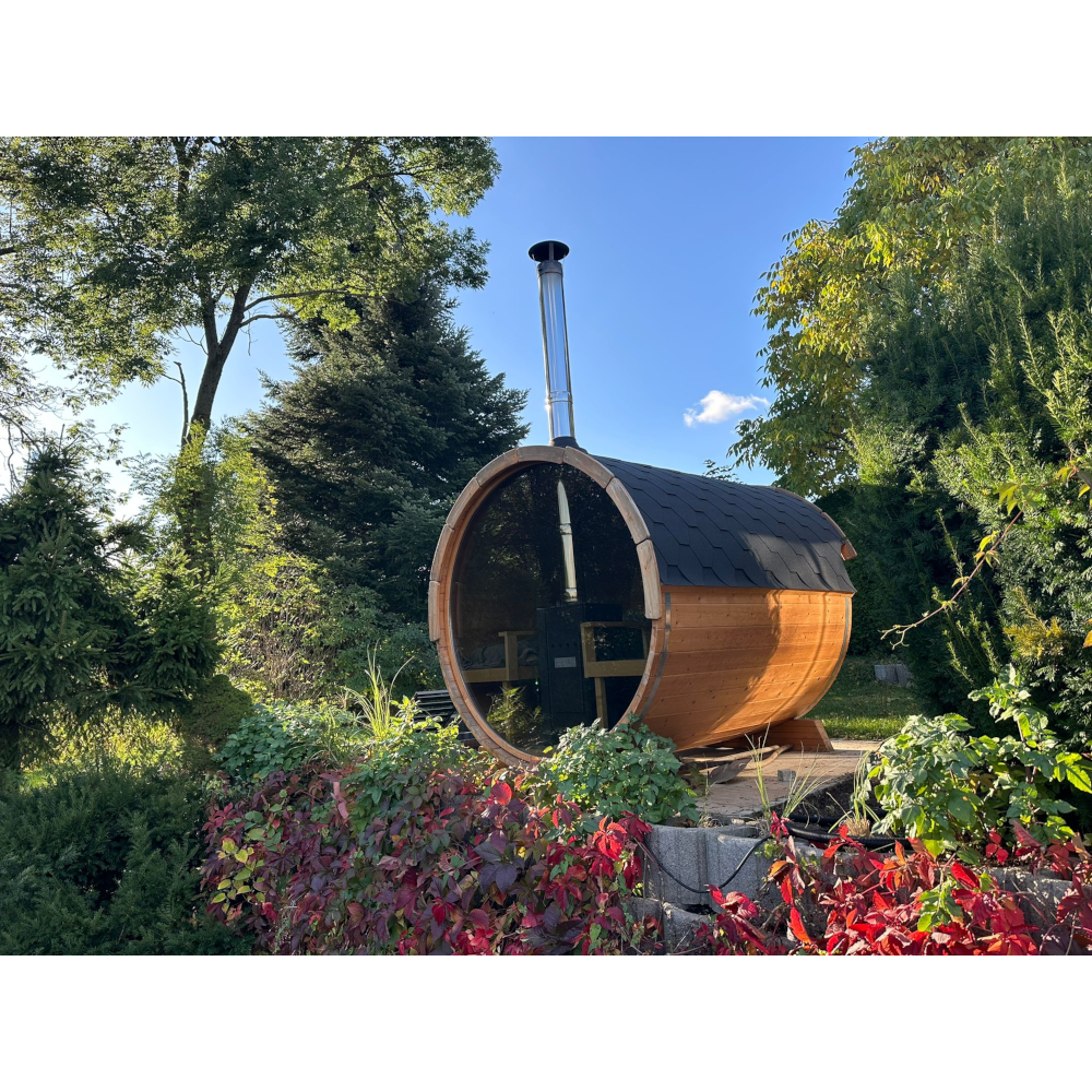 Fasssauna Klassik 220 Thermoholz - Saunen