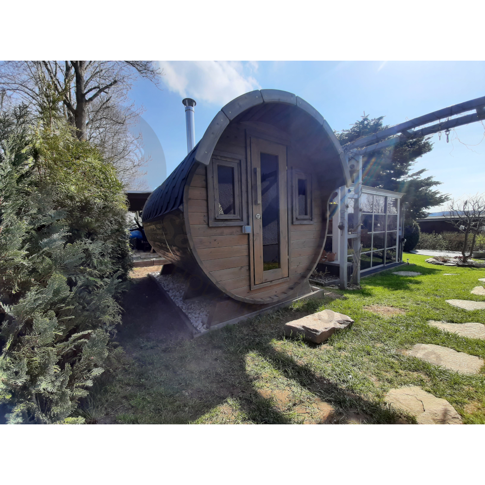 Fasssauna Klassik 330 Thermoholz - Saunen