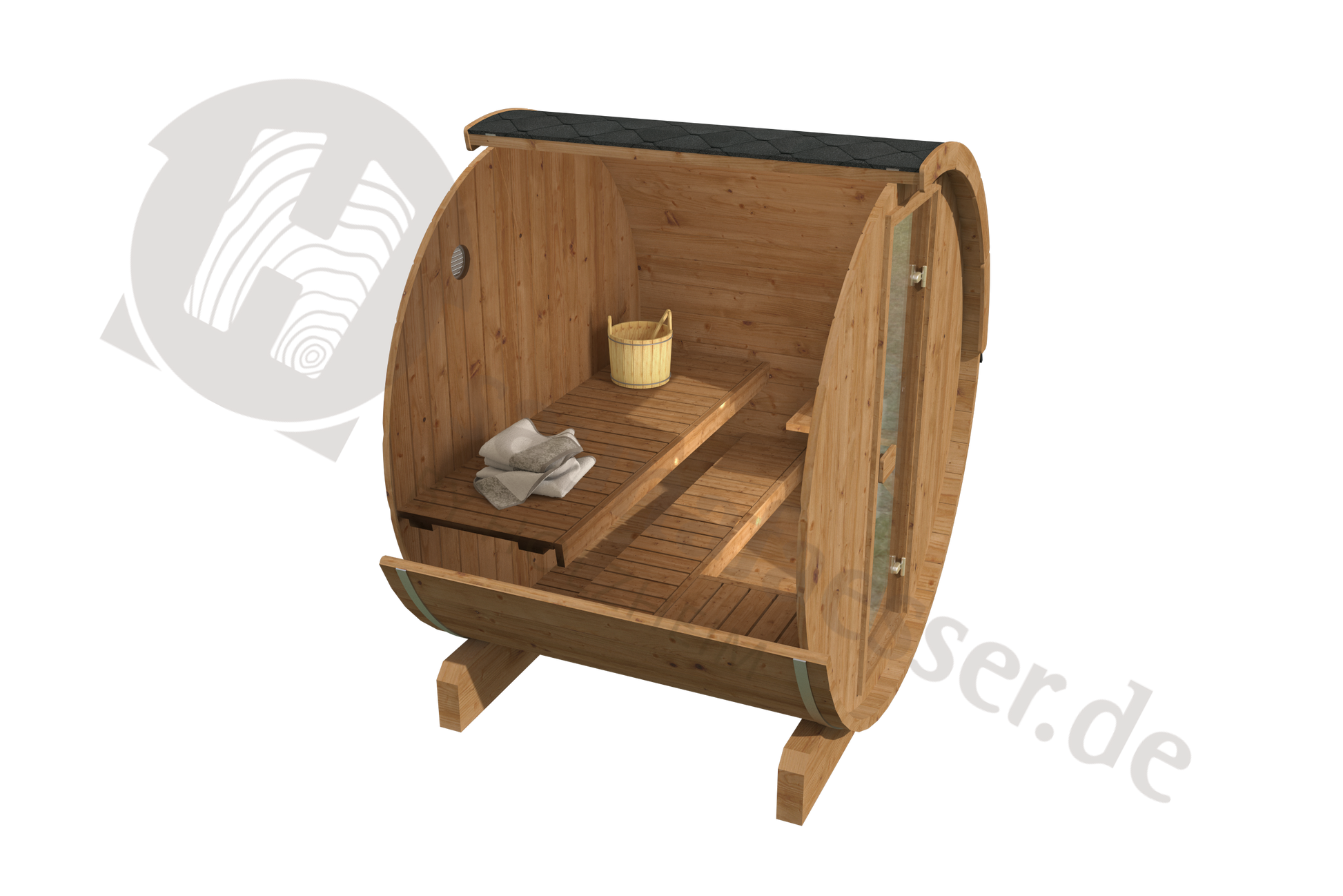 Fasssauna Klassik Terrasse - Saunen